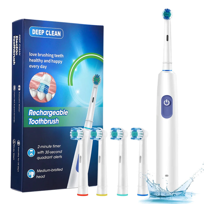 Electric Rotary Toothbrush Rechargeable