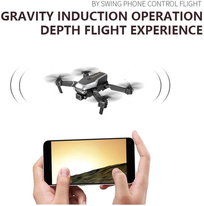 E88 Pro Drone with 4K Camera, WiFi FPV 1080P HD Dual Foldable RC Quadcopter Altitude Hold, Headless Mode, Visual Positioning, Auto Return Mobile App Control...