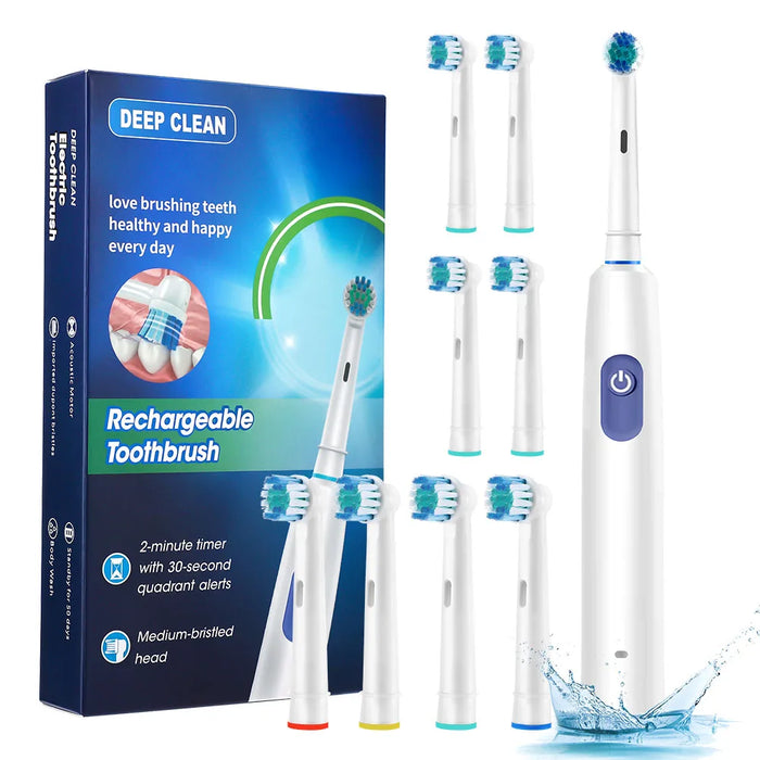 Electric Rotary Toothbrush Rechargeable