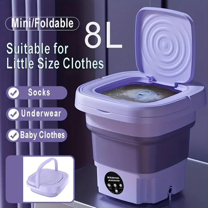 Portable Small Foldable Washing Machine