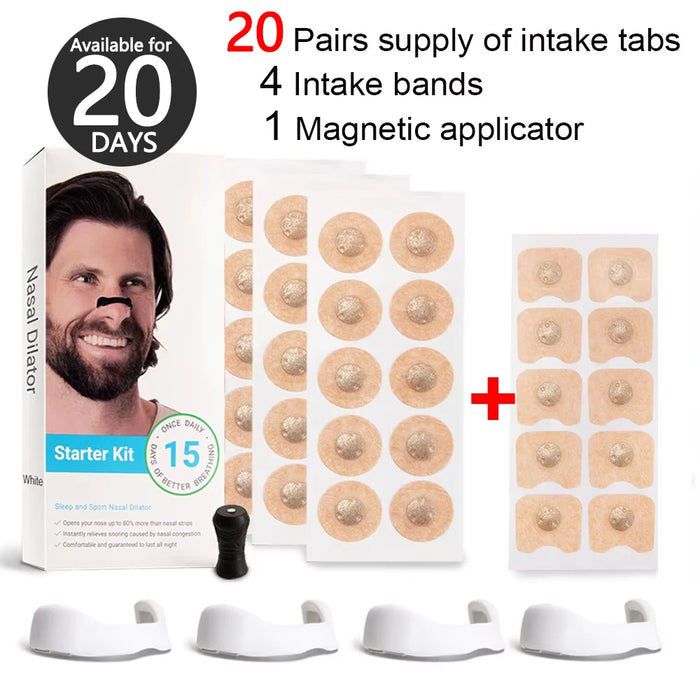 Magnetic Nasal Strips Nasal Breathing Dilators