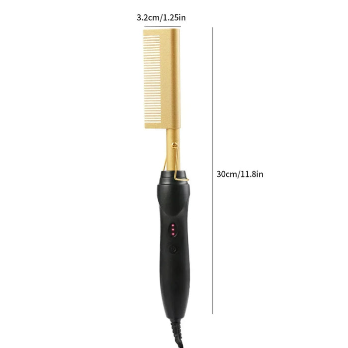 Hot Comb Hair Straightener Brush