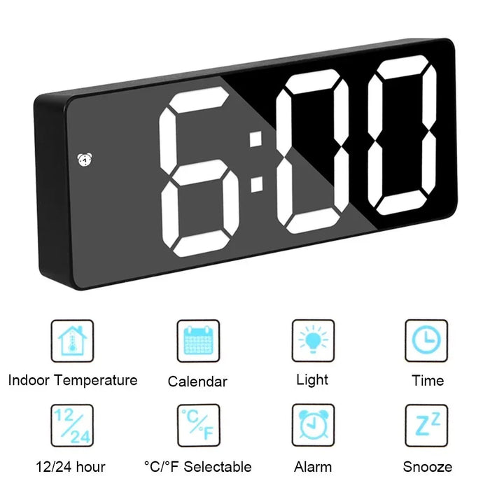 Smart Alarm Clock Bedside Table