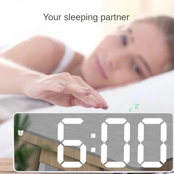 Smart Alarm Clock Bedside Table