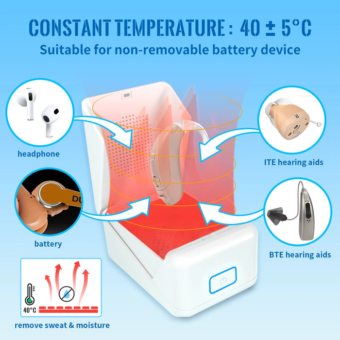 Dryer for Hearing Aid Electronic Dehumidifier