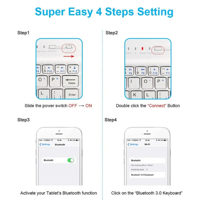 Spanish Wireless Keyboard for iPad