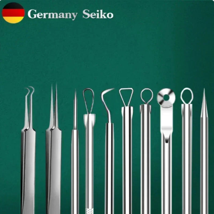 11Pcs Acne Needle Professional Tweezers