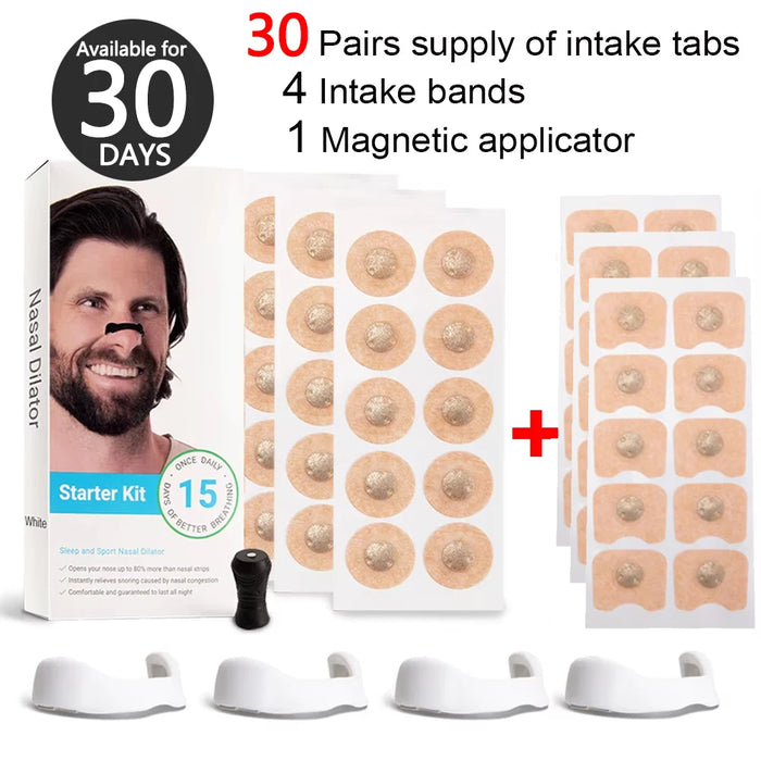 Magnetic Nasal Strips Nasal Breathing Dilators