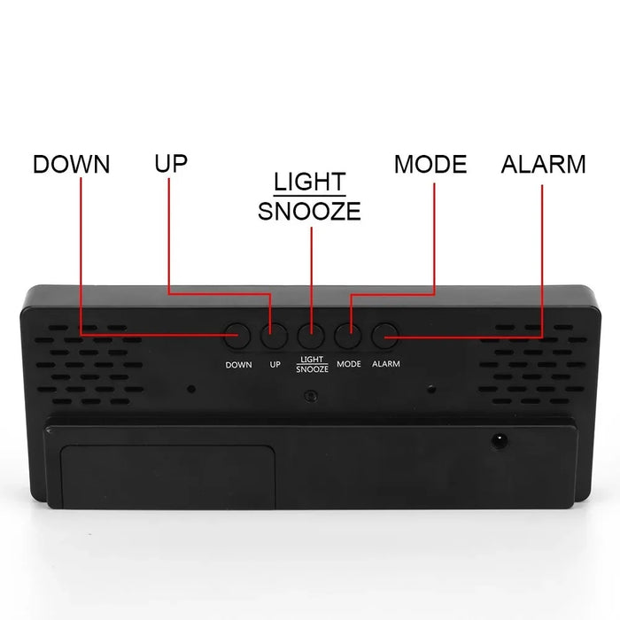 Smart Alarm Clock Bedside Table